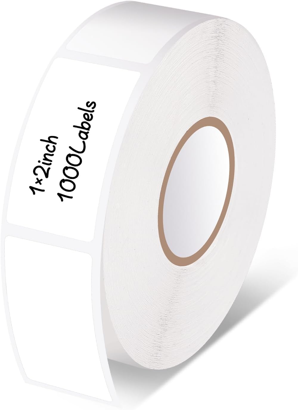 2000 Freezer Labels 1" x 2", Removable Waterproof Food Container Stickers | Perforated Rolls, Oil-Resistant Paper, Strong Adhesive, Residue-Free Removal, for Jars, Bottles, Bags, and Containers