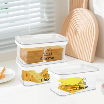Cheese Container for Refrigerator 2 Pack,Shredded Cheese Storage Container With Lid,Bpa-Free Deli Meat Storage Containers,Cream Cheeses,Fridge Organizers and Storage for Slice Cheeses Holder