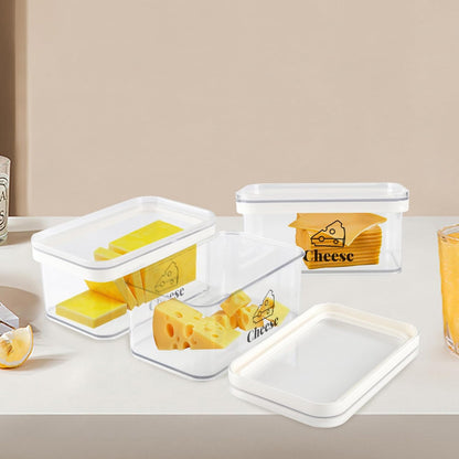 Cheese Container for Refrigerator 2 Pack,Shredded Cheese Storage Container With Lid,Bpa-Free Deli Meat Storage Containers,Cream Cheeses,Fridge Organizers and Storage for Slice Cheeses Holder