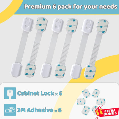 Cabinet Locks Baby Proofing, Adjustable Drawer Lock