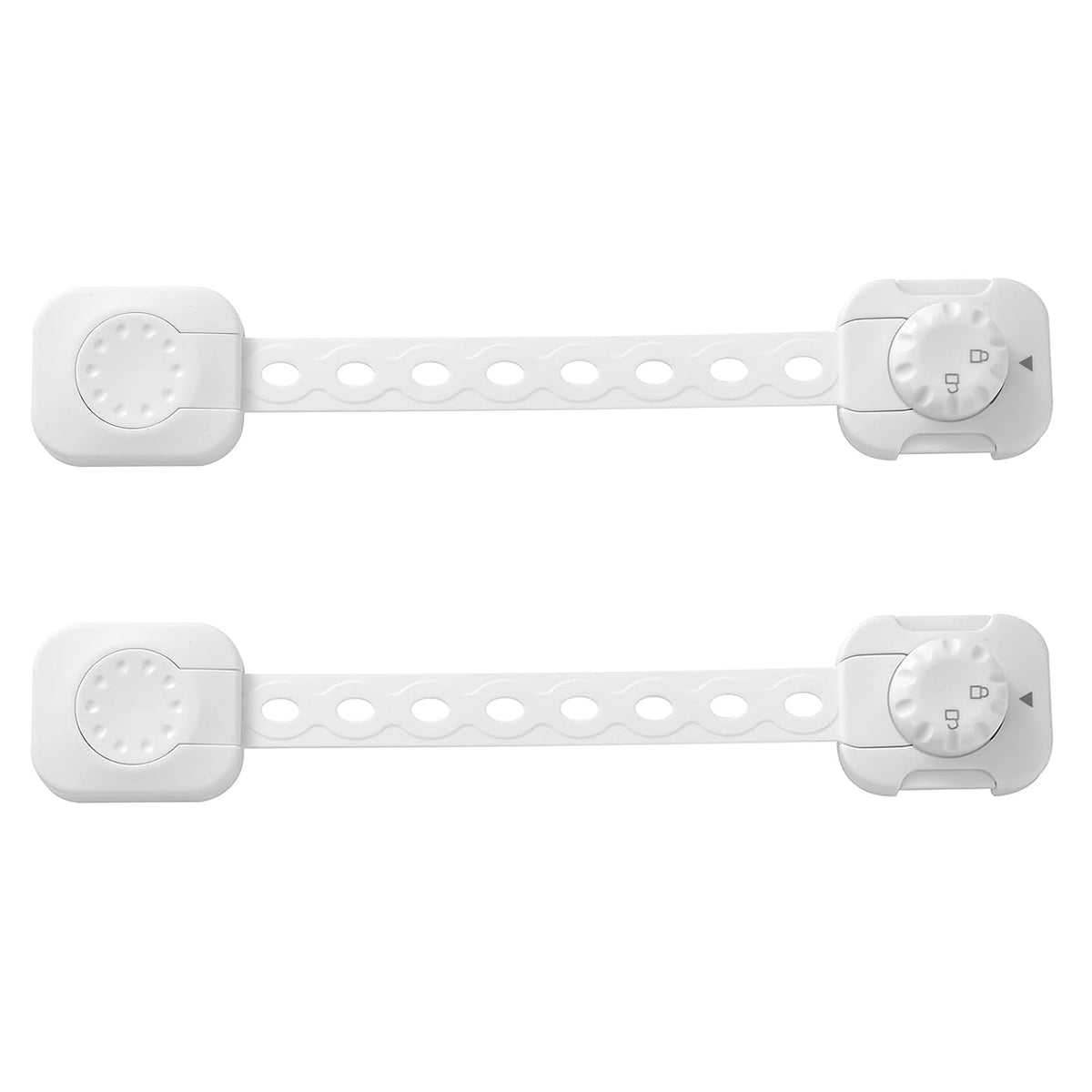 Child Safety Cabinet Proofing, Baby Cabinet Locks Adhesive Adjustable Child Safety Strap Locks Drawer Fridge Ovens Toilet Latches No Screws for Furniture Kitchen