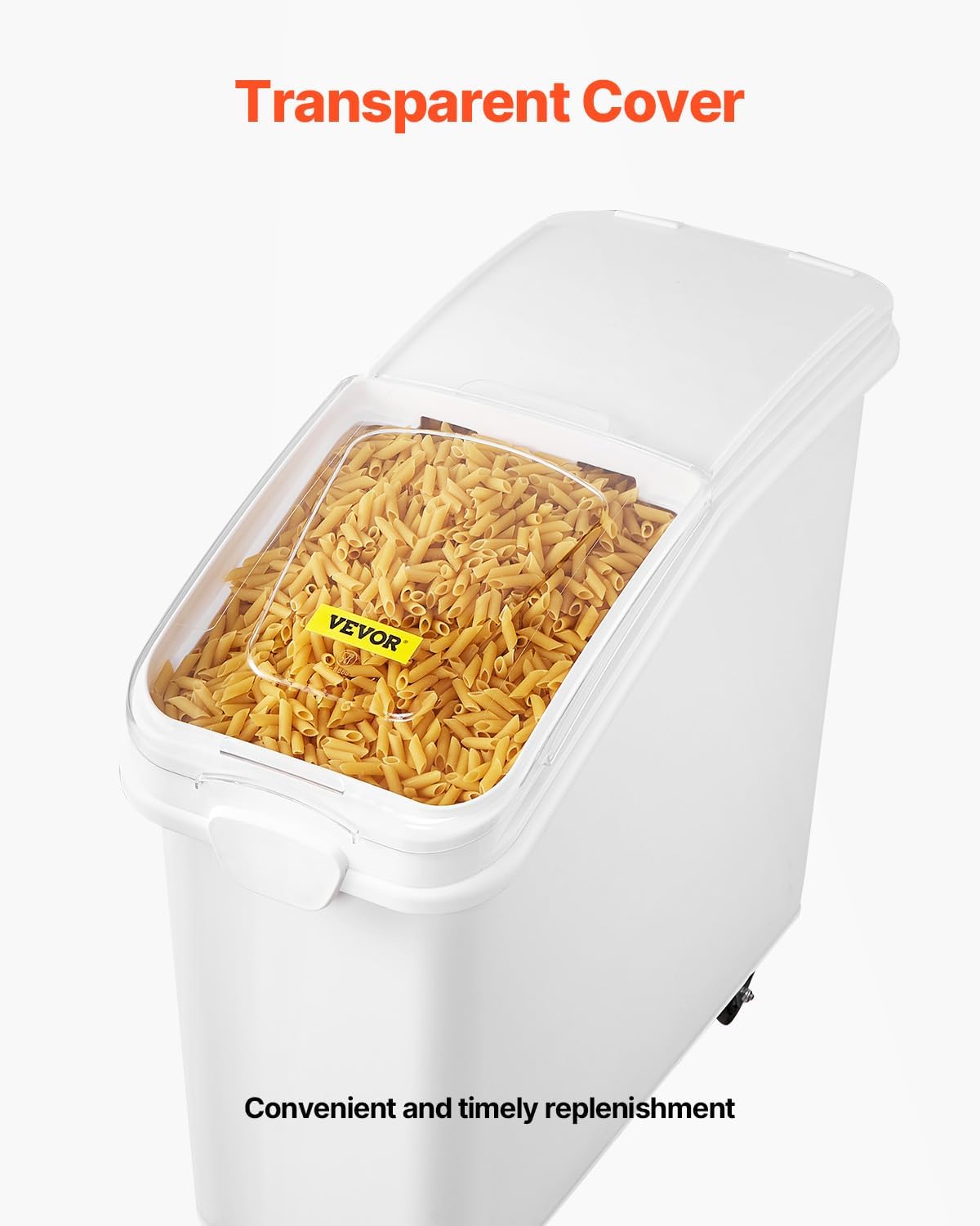 27 Gallon Food Storage Container, 500 Cup Commercial Ingredient Bin