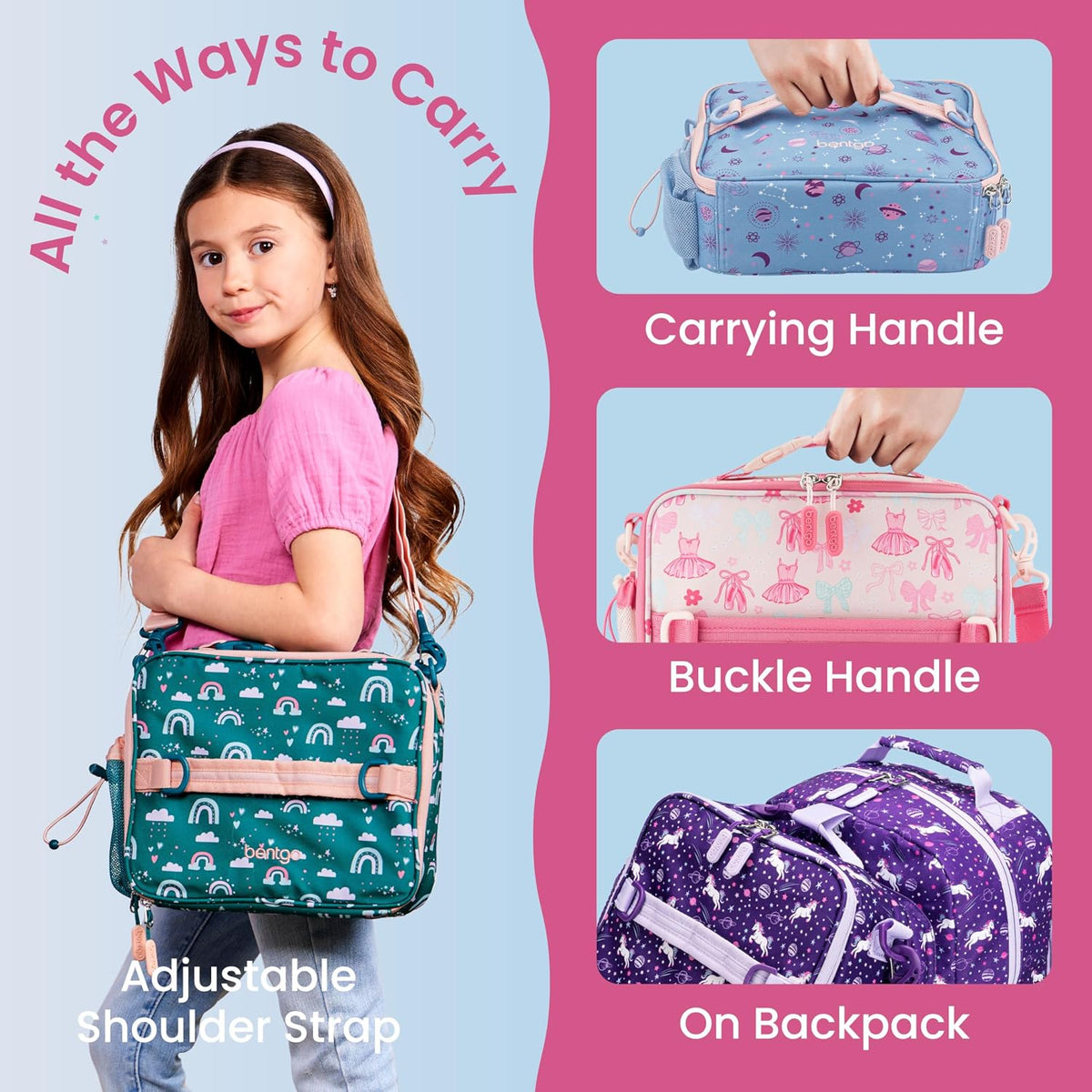 Kids Prints Double-Insulated Reusable Lunch Bag