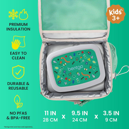 Kids Prints Double-Insulated Reusable Lunch Bag