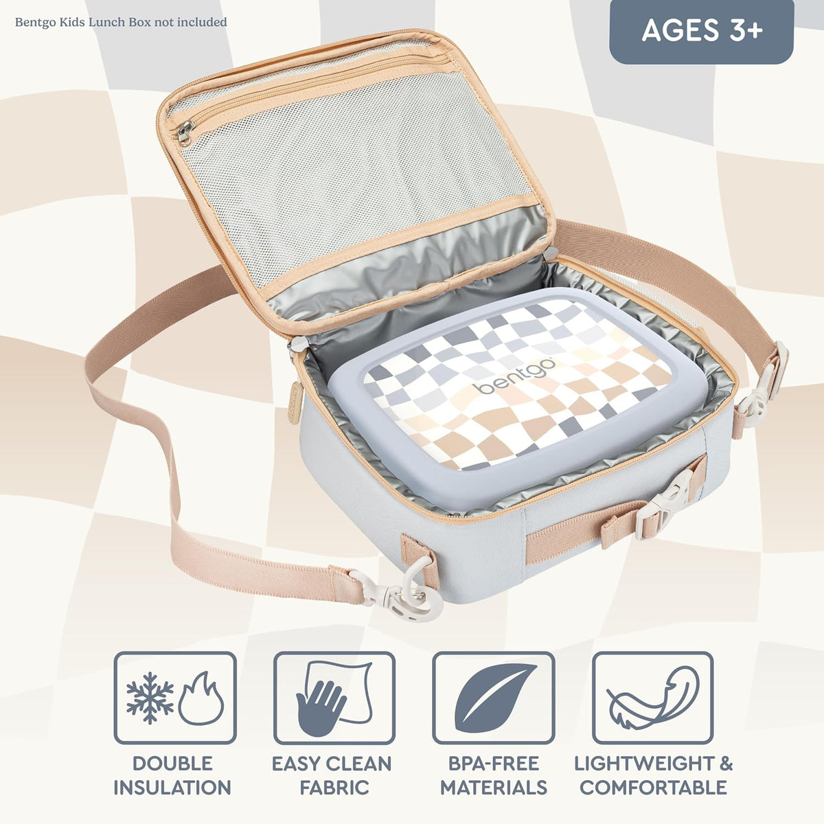 Kids Prints Double-Insulated Reusable Lunch Bag