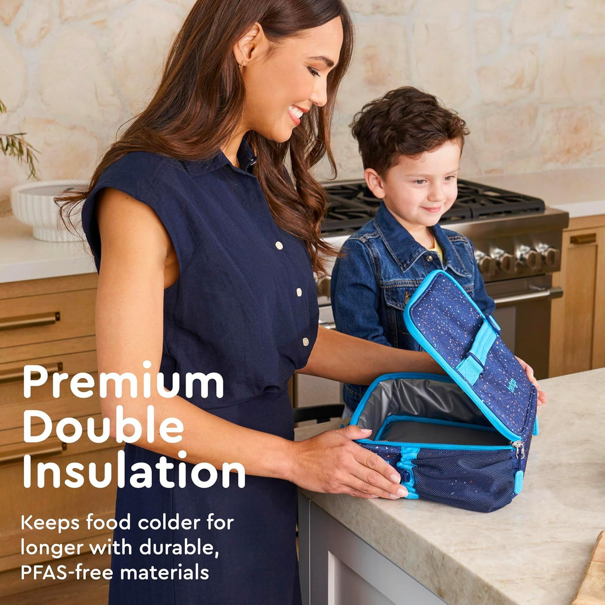 Kids Prints Double-Insulated Reusable Lunch Bag