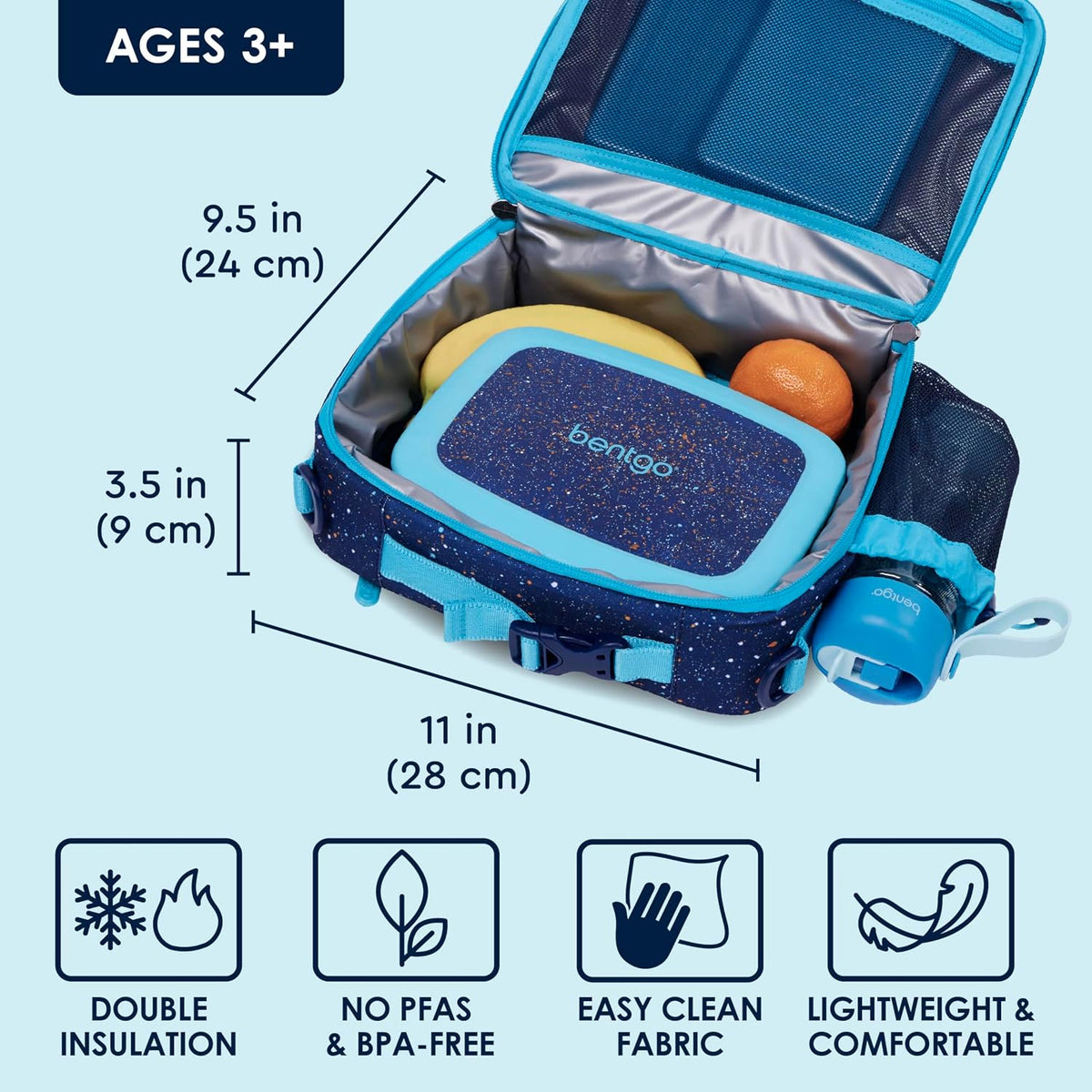 Kids Prints Double-Insulated Reusable Lunch Bag