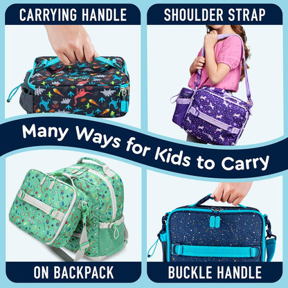 Kids Prints Double-Insulated Reusable Lunch Bag