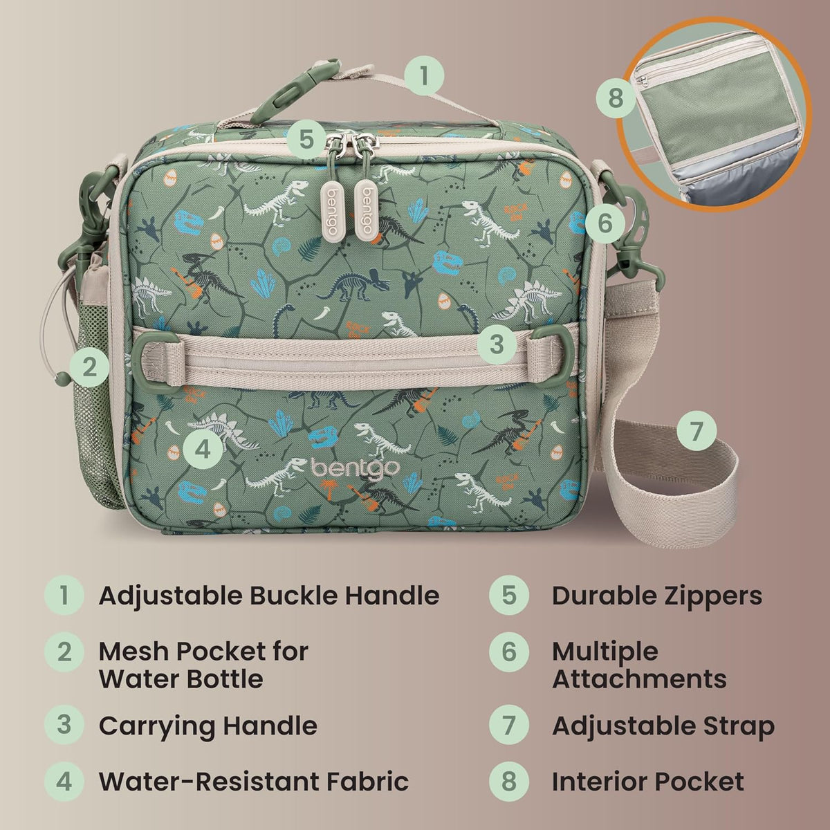 Kids Prints Double-Insulated Reusable Lunch Bag