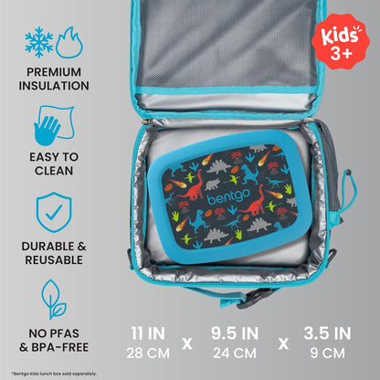 Kids Prints Double-Insulated Reusable Lunch Bag