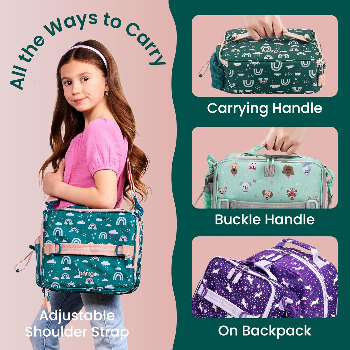 Kids Prints Double-Insulated Reusable Lunch Bag