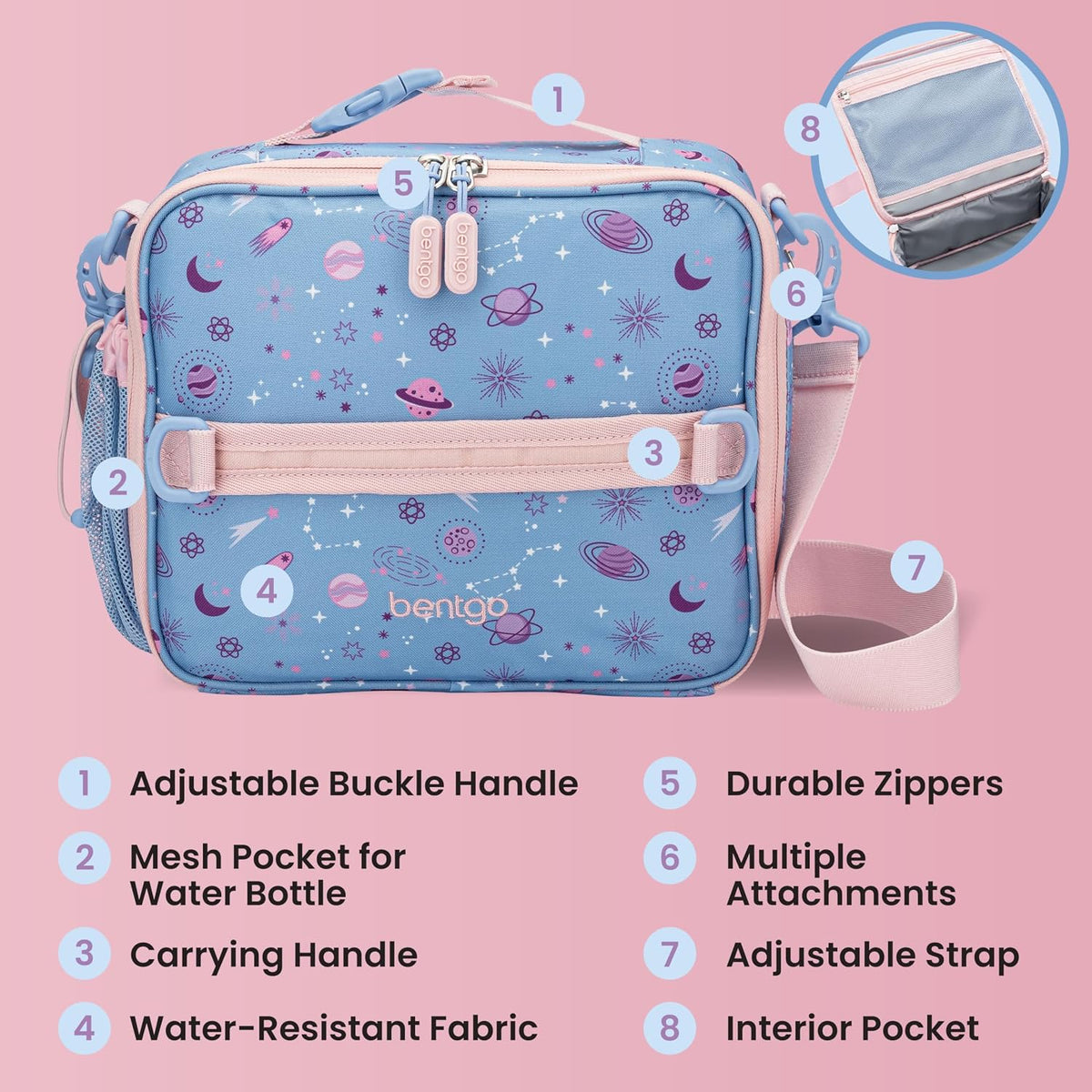 Kids Prints Double-Insulated Reusable Lunch Bag