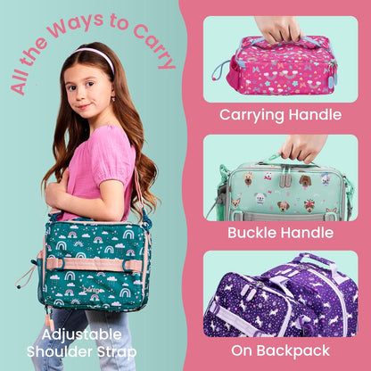 Kids Prints Double-Insulated Reusable Lunch Bag