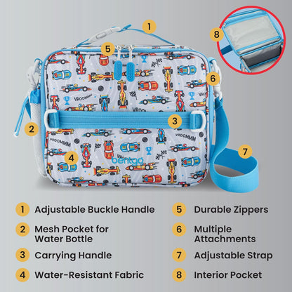 Kids Prints Double-Insulated Reusable Lunch Bag