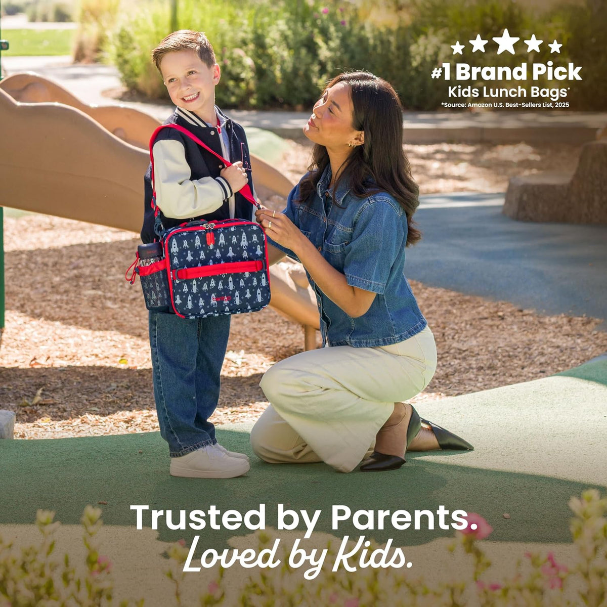 Kids Prints Double-Insulated Reusable Lunch Bag