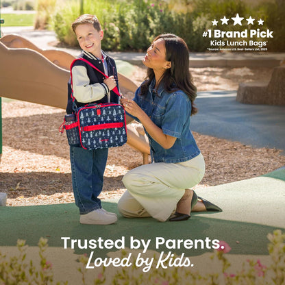 Kids Prints Double-Insulated Reusable Lunch Bag