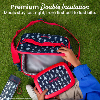 Kids Prints Double-Insulated Reusable Lunch Bag