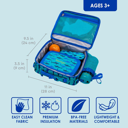 Kids Prints Double-Insulated Reusable Lunch Bag