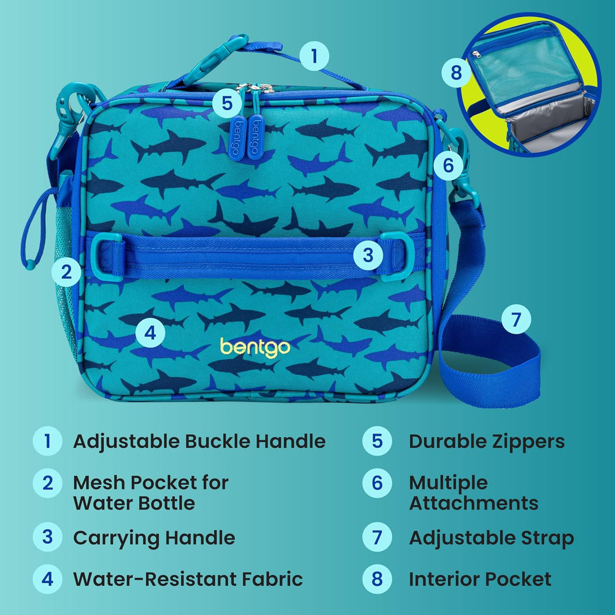 Kids Prints Double-Insulated Reusable Lunch Bag