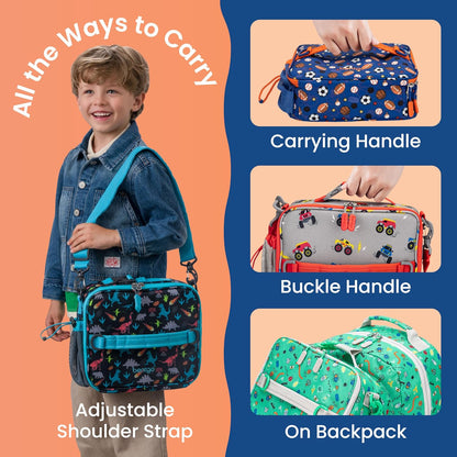Kids Prints Double-Insulated Reusable Lunch Bag