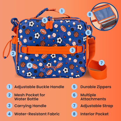 Kids Prints Double-Insulated Reusable Lunch Bag
