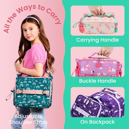 Kids Prints Double-Insulated Reusable Lunch Bag