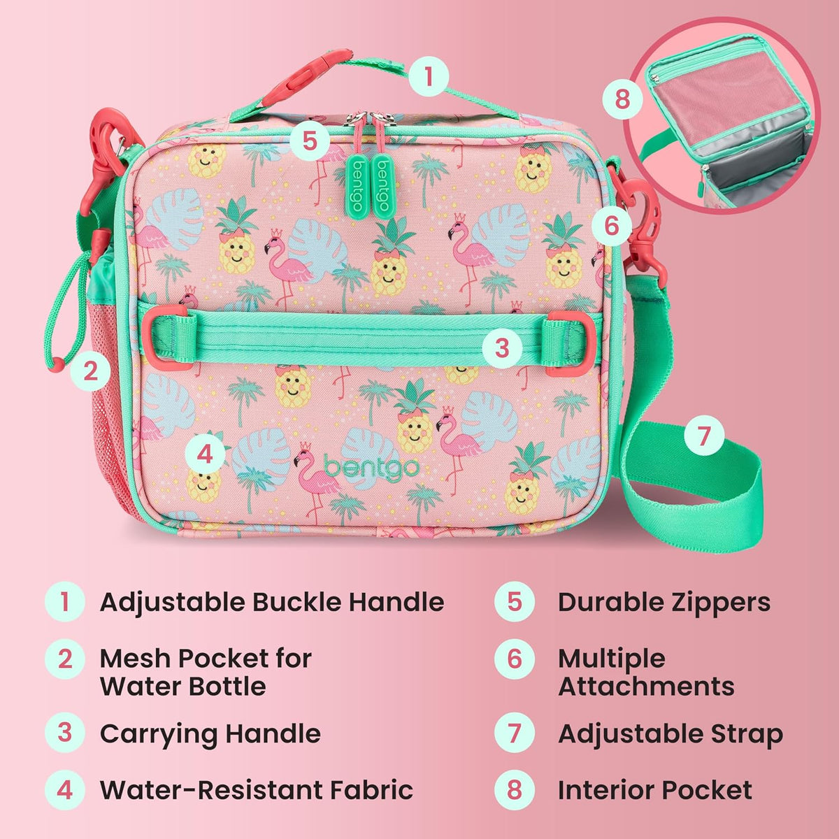 Kids Prints Double-Insulated Reusable Lunch Bag
