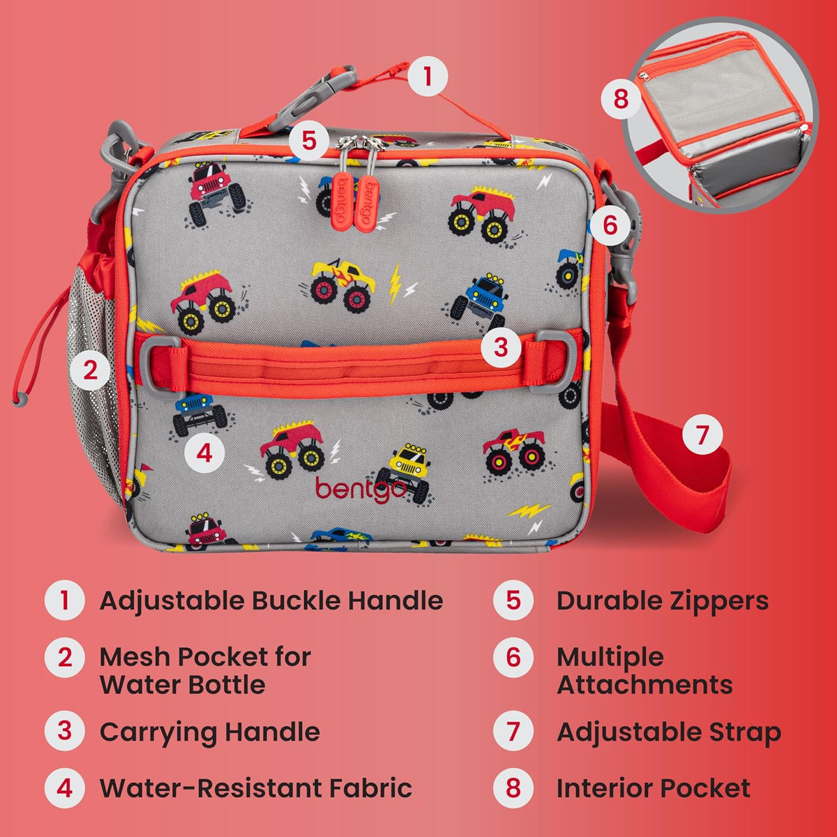 Kids Prints Double-Insulated Reusable Lunch Bag