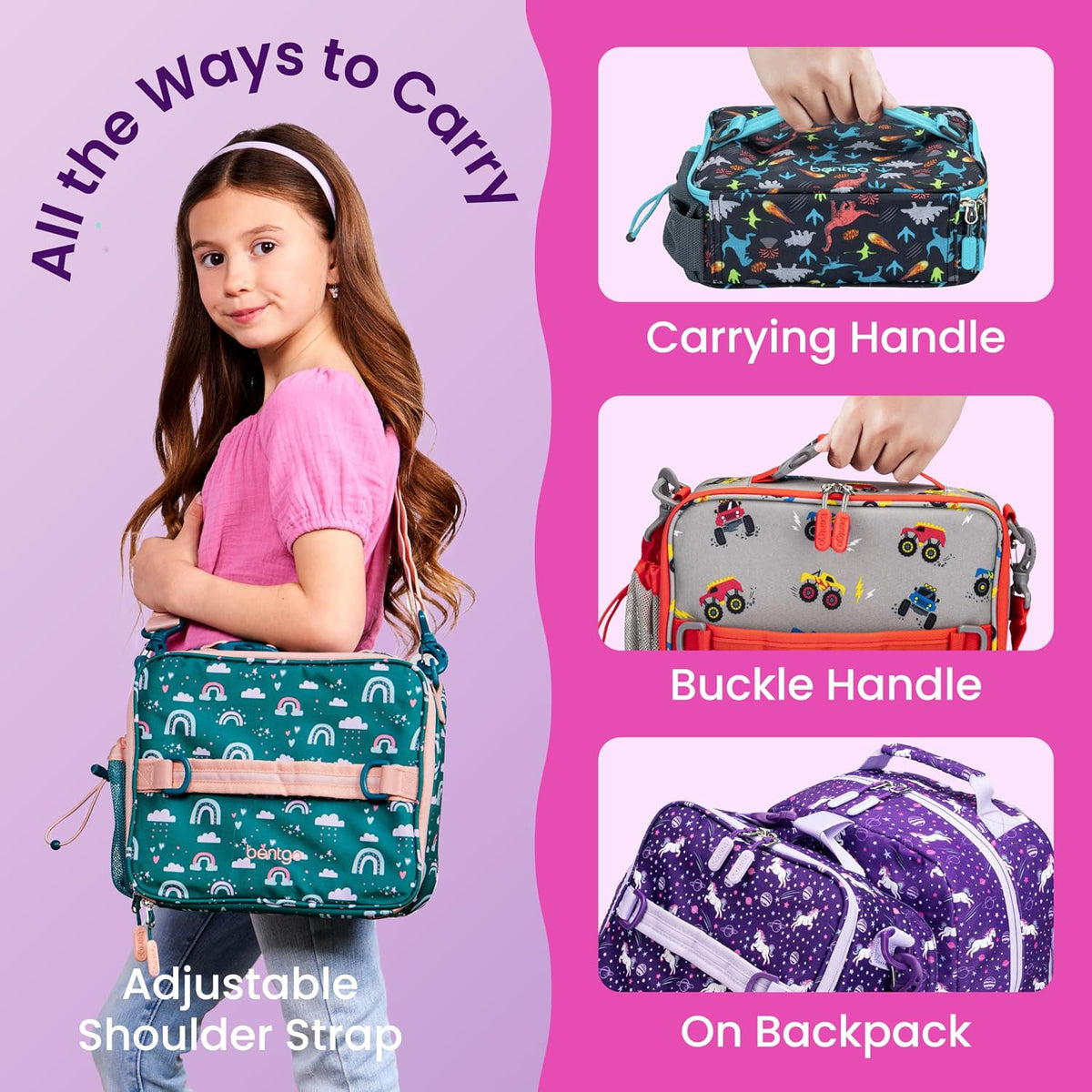 Kids Prints Double-Insulated Reusable Lunch Bag