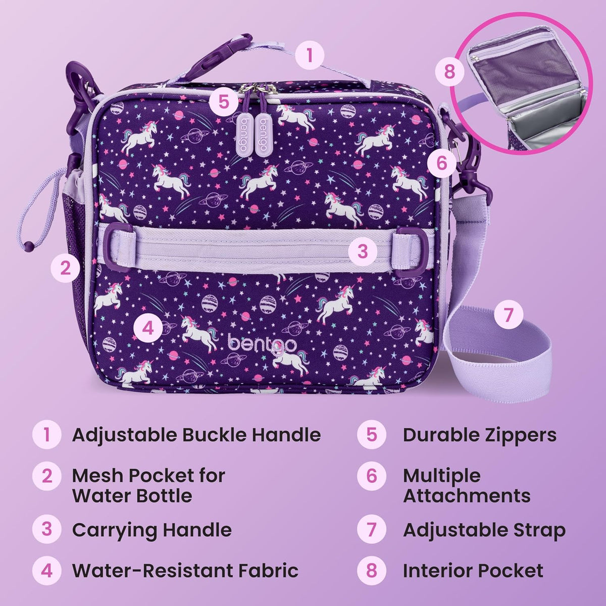 Kids Prints Double-Insulated Reusable Lunch Bag