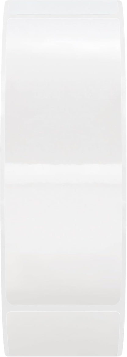 Clear Rectangle Seal Sticker Labels 1x2 inch Square Crystal Clear Retail Package Seals Wafer Transparent Labels (1x2 inch)