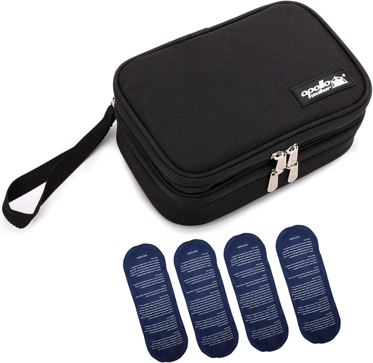Insulin Cooler Travel Case Diabetic Medication with Ice Packs and Insulation Liner insulin cooler travel case tsa approved
