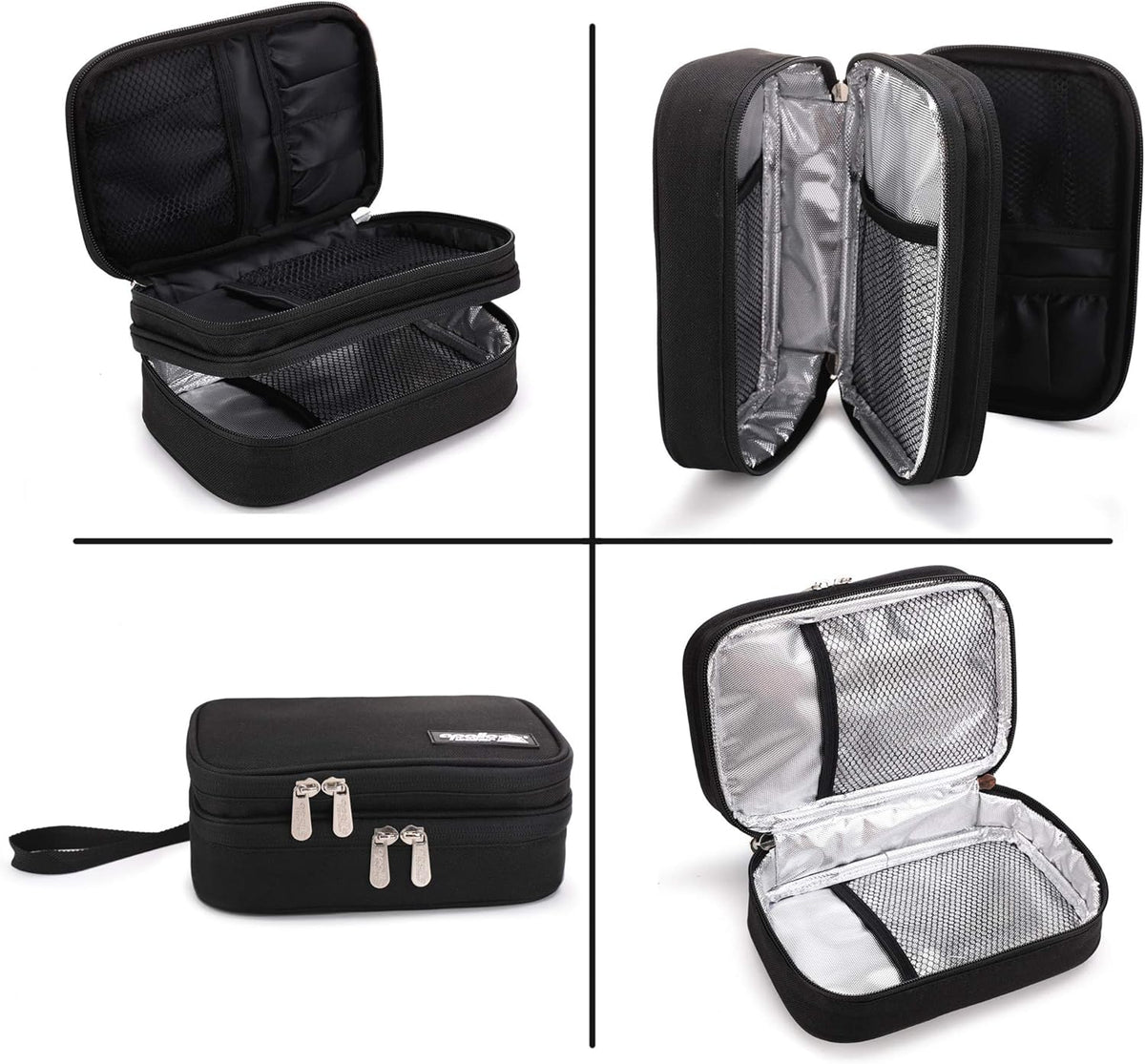 Insulin Cooler Travel Case Diabetic Medication with Ice Packs and Insulation Liner insulin cooler travel case tsa approved
