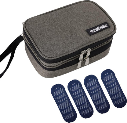 Insulin Cooler Travel Case Diabetic Medication with Ice Packs and Insulation Liner insulin cooler travel case tsa approved