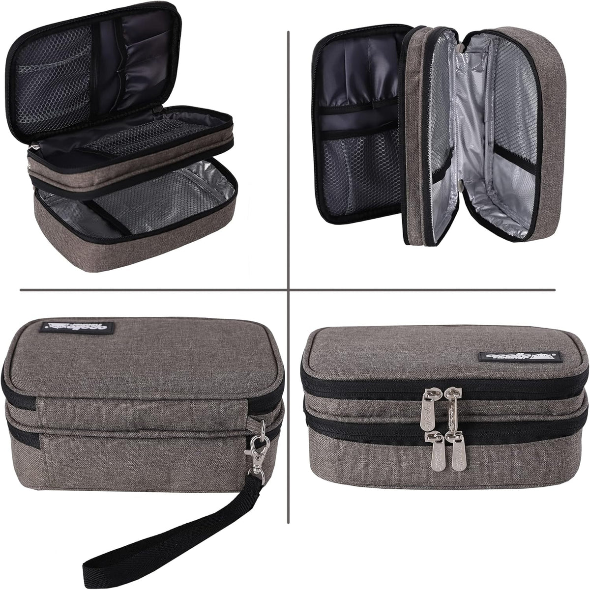 Insulin Cooler Travel Case Diabetic Medication with Ice Packs and Insulation Liner insulin cooler travel case tsa approved