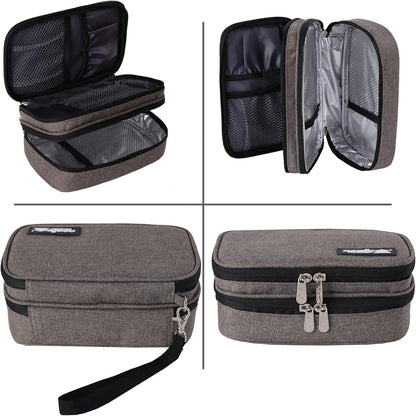 Insulin Cooler Travel Case Diabetic Medication with Ice Packs and Insulation Liner insulin cooler travel case tsa approved