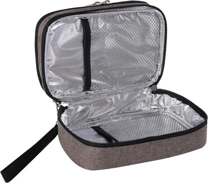 Insulin Cooler Travel Case Diabetic Medication with Ice Packs and Insulation Liner insulin cooler travel case tsa approved