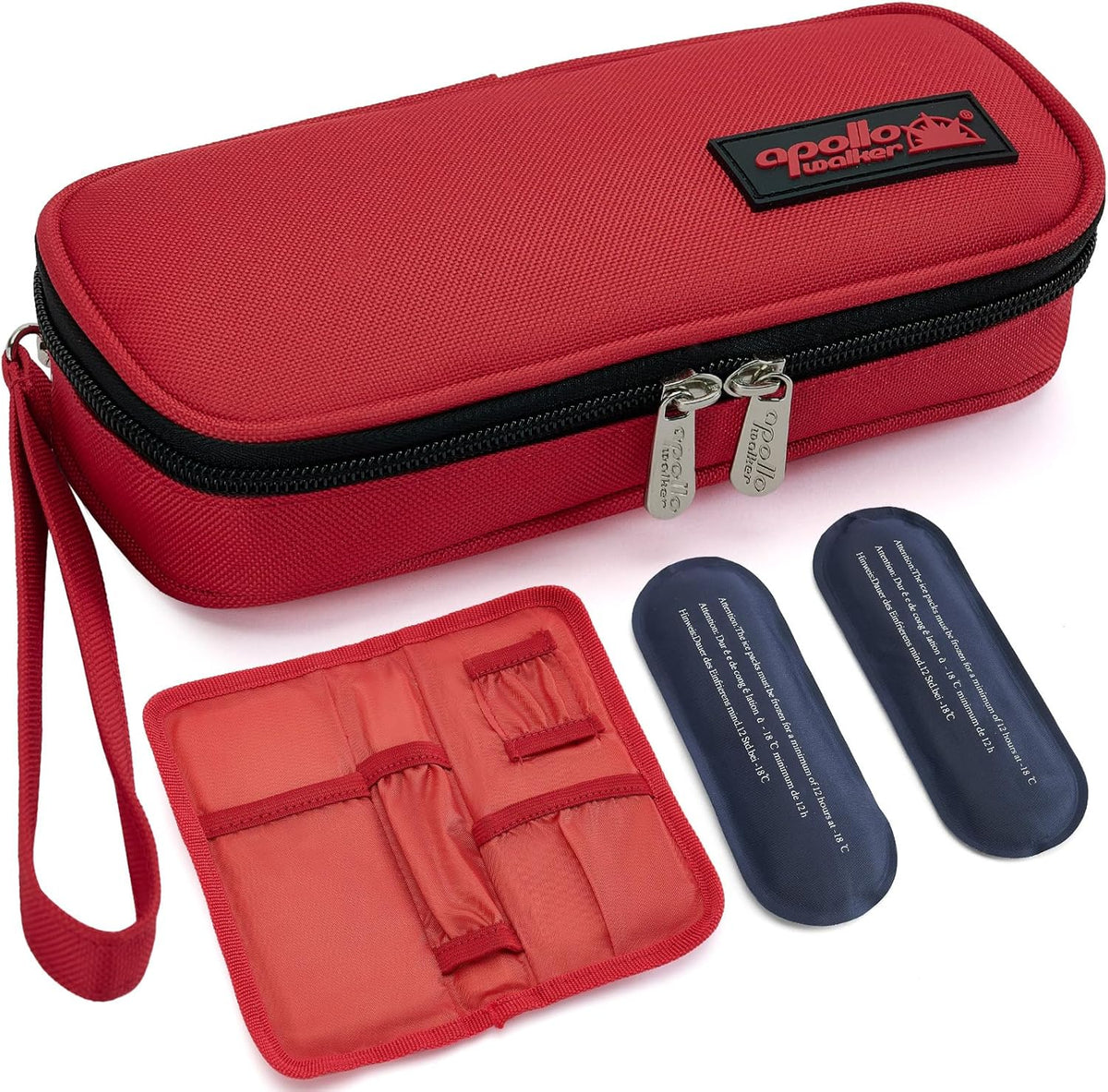 Insulin Cooler Travel Case Diabetic Medication with Ice Packs and Insulation Liner insulin cooler travel case tsa approved