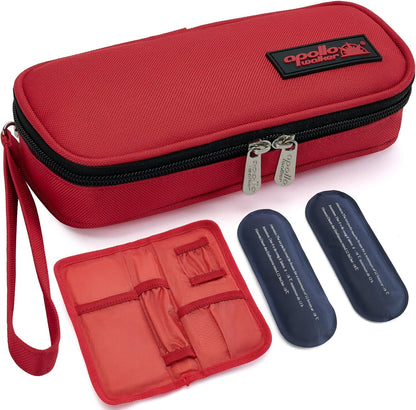 Insulin Cooler Travel Case Diabetic Medication with Ice Packs and Insulation Liner insulin cooler travel case tsa approved