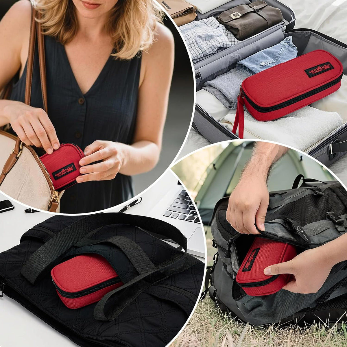 Insulin Cooler Travel Case Diabetic Medication with Ice Packs and Insulation Liner insulin cooler travel case tsa approved