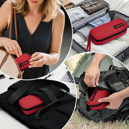 Insulin Cooler Travel Case Diabetic Medication with Ice Packs and Insulation Liner insulin cooler travel case tsa approved