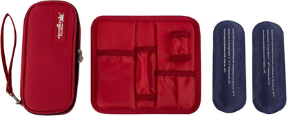 Insulin Cooler Travel Case Diabetic Medication with Ice Packs and Insulation Liner insulin cooler travel case tsa approved