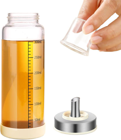 Honey Dispenser No Drip with scale, Maple Syrup Dispenser, Olecranon design