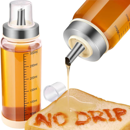 Honey Dispenser No Drip with scale, Maple Syrup Dispenser, Olecranon design