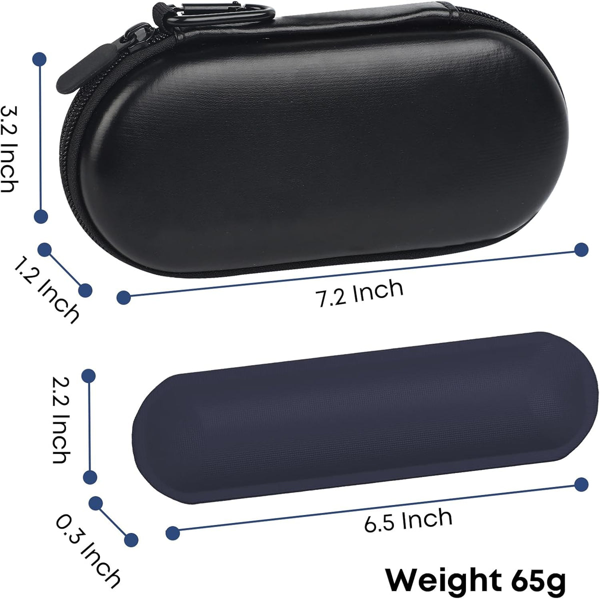 EVA Insulin Cooler Travel Case for Diabetic bag with 2 Ice Packs | Insulated Cooling Bag, 2 Ice Packs Included, For Insulin Pens, Organize Medication, Diabetic Supplies Storage