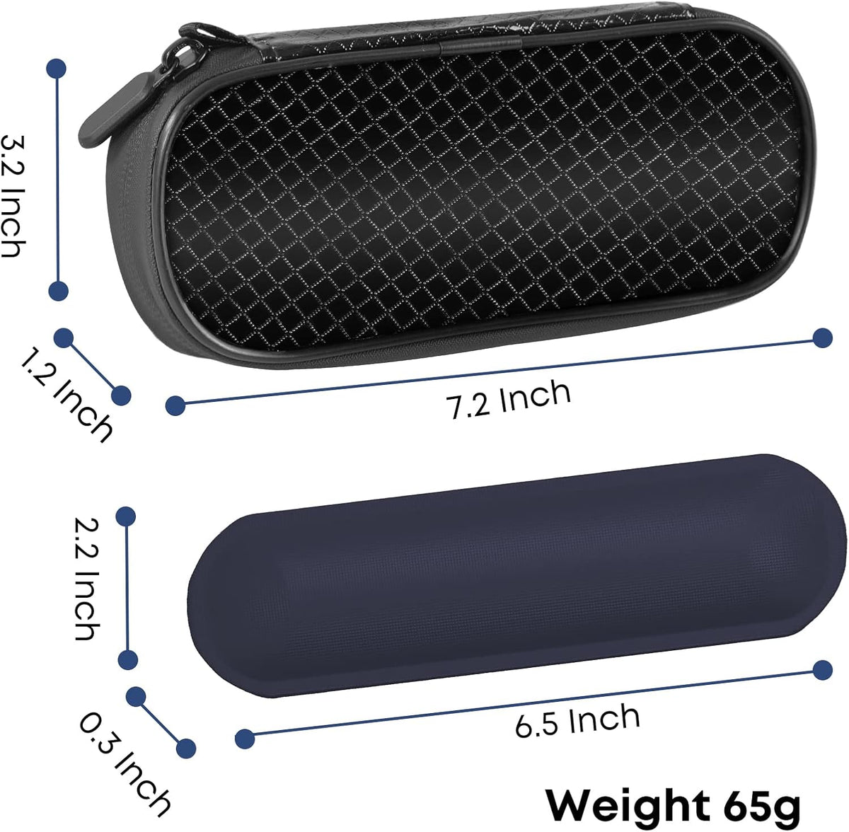 EVA Insulin Cooler Travel Case for Diabetic bag with 2 Ice Packs | Insulated Cooling Bag, 2 Ice Packs Included, For Insulin Pens, Organize Medication, Diabetic Supplies Storage