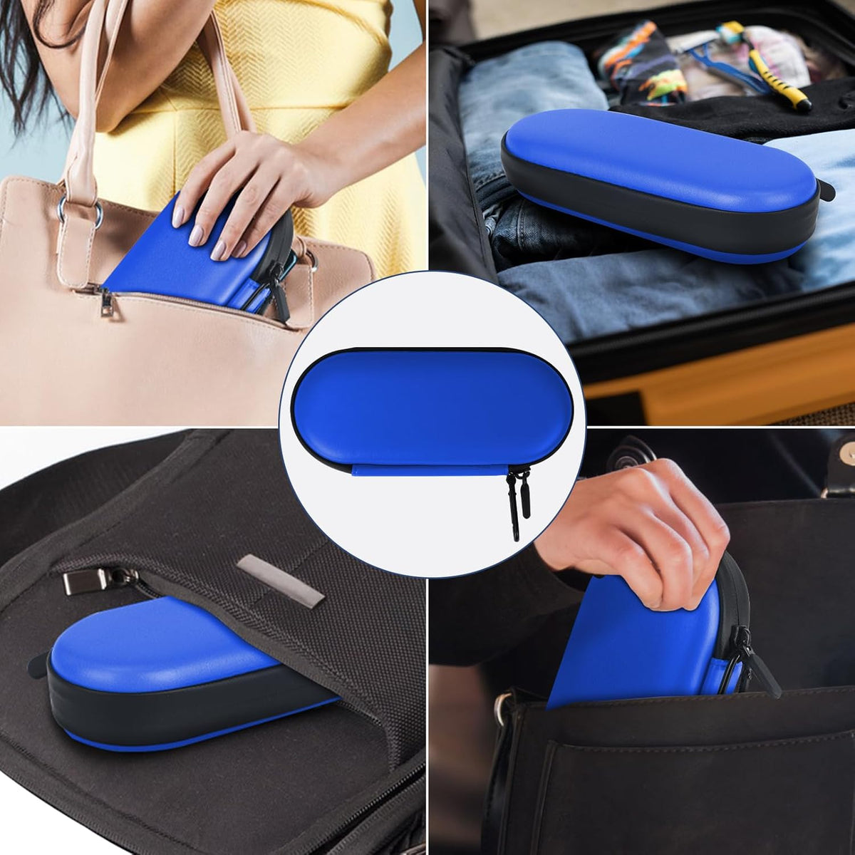 EVA Insulin Cooler Travel Case for Diabetic bag with 2 Ice Packs | Insulated Cooling Bag, 2 Ice Packs Included, For Insulin Pens, Organize Medication, Diabetic Supplies Storage