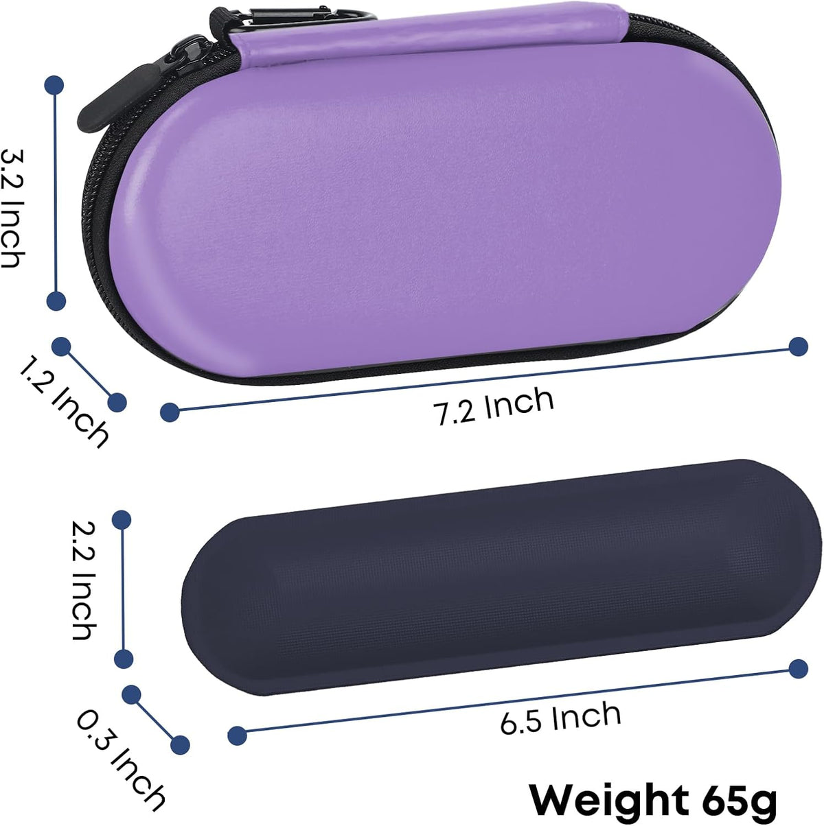 EVA Insulin Cooler Travel Case for Diabetic bag with 2 Ice Packs | Insulated Cooling Bag, 2 Ice Packs Included, For Insulin Pens, Organize Medication, Diabetic Supplies Storage