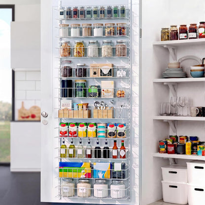 8-Tier Pantry Door Organizer, Black