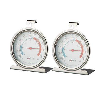 Precision Products 5924 Large Dial Kitchen Refrigerator and Freezer Kitchen Thermometer, 3 Inch Dial,Silver